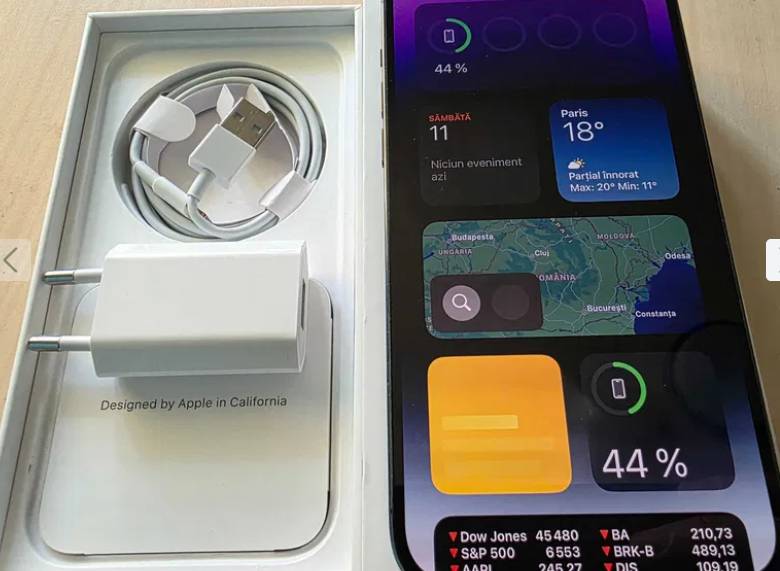 iPhone 14 Pro Max ! stare foarte buna,pach. complet+bonus,bat.orig.87%